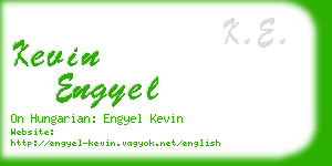 kevin engyel business card